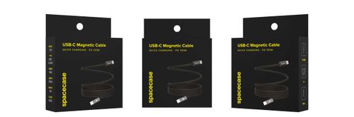 Spacecase Usb-C To Usb-C Magnetic Cable 1M 100W Cl06 Black na Arena.pl