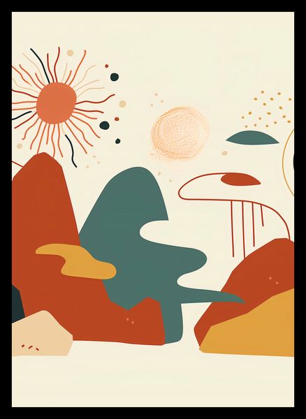 Plakat 50x70cm Kosmos Barw zdjęcie 2