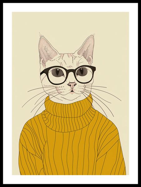 Plakat 39,5x55cm Intelektualista zdjęcie 3