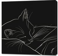 Obraz 90x90cm Nocny Spokój