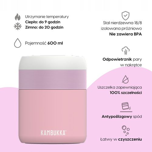 Kambukka termos obiadowy kubek termiczny RIO Zestaw Kambukka Sweet Frost na Arena.pl