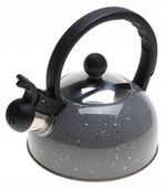 CZAJNIK Stalowy Marmurkowy 1,5l KROPKI INDUKCJA Gaz Z GWIZDKIEM 1016