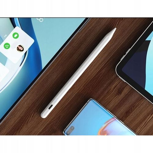 Rysik pojemnościowy aktywny dotykowy do tabletu telefonu Stylus Pen biały na Arena.pl