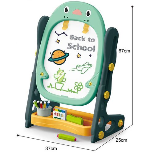 DUŻA TABLICA DWUSTRONNA KREATYWNA ZESTAW MAŁY ARYSTA + AKCESORIA WOOPIE na Arena.pl