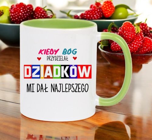 KUBEK Z NADRUKIEM ŚMIESZNY PREZENT DZIEŃ DZIADKA URODZINY IMIENINY DZIADEK na Arena.pl
