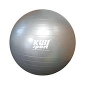 Piłka Gimnastyczna do Ćwiczeń Treningu Fitness Srebrna KUBISPORT 650 mm