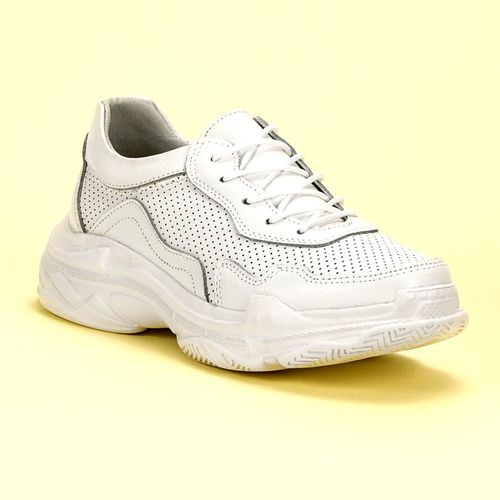Białe Skórzane Sneakersy r.41 na Arena.pl