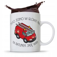 Kubek Prezent Dla Strażaka Tylko Jedno W Głowie Z Nadrukiem Ze Zdjęciem