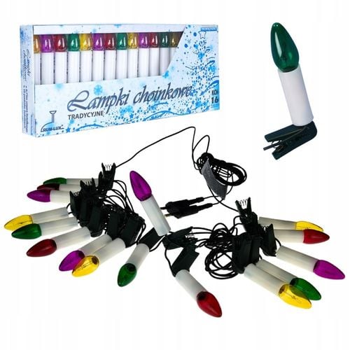 Światełka choinkowe Lampki tradycyjne PRL Świeczki żabki na choinkę Retro 3 na Arena.pl