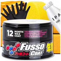 SOFT99 FUSSO BLACK COAT 12 MONTHS TWARDY WOSK DO SAMOCHODU LAKIER AUTA 200G