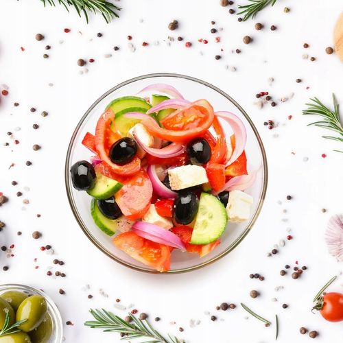 MISKA SALATERKA SZKLANA MISA 17cm MISKI DO SAŁATKI NA SAŁATKĘ ZESTAW 2szt na Arena.pl