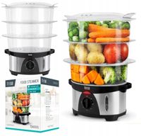 PAROWAR URZĄDZENIE DO GOTOWANIA NA PARZE MOCNY