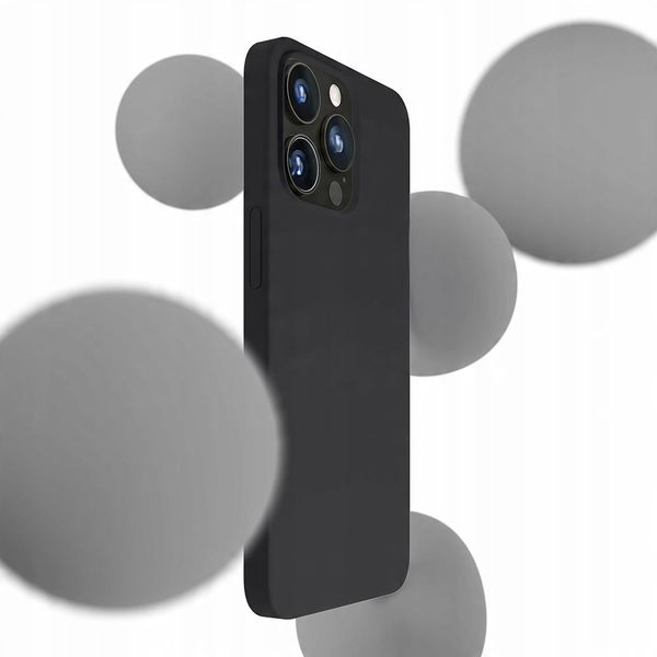 Etui na Apple iPhone 15 Pro Max - 3mk HARDY Silicone MagCase Graphite zdjęcie 2