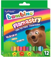 Flamastry Brokatowe 12Kol Bambino Standard