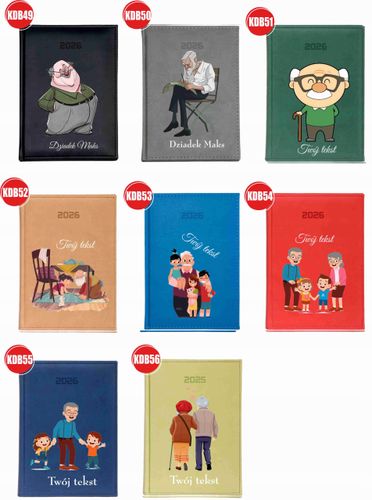 KALENDARZ A5 2026 DZIENNY ksiażkowy Z NADRUKIEM dla babci z imieniem na Arena.pl