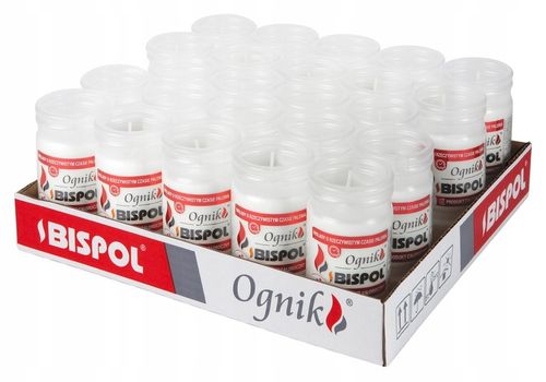 Wkłady do zniczy zalewane BISPOL WP2 48h 24szt na Arena.pl