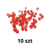 Kubeczki na tusz pigment do tatuażu czerwone M 10szt