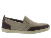 Clarks Mokasyny męskie - Gosler Race - rozmiar 41,5 - beżowa skóra zamszowa