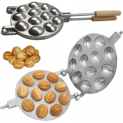 FORMA OPIEKACZ DO PIECZENIA CIASTEK ORZESZKÓW PATELNIA NA ORZESZKI DUŻE #70 na Arena.pl