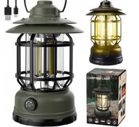 LAMPA KEMPINGOWA BIWAKOWA AKUMULATOROWA LED COB USB LATARNIA TURYSTYCZNA