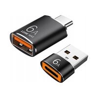 2x PRZEJŚCIÓWKA ADAPTER USB-A DO USB-C TYPE-C OTG 3.1 UNIWERSALNA KONWENTER