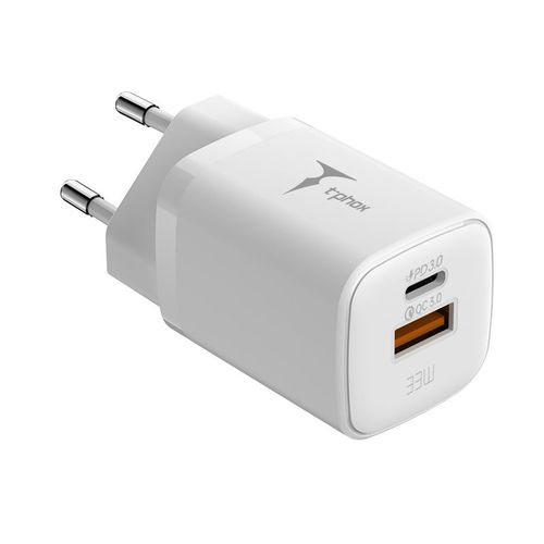 Ładowarka sieciowa T-PHOX HANDY SERIES 33W T-PP08 USB/USB-C WHITE na Arena.pl