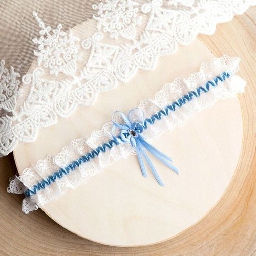 PODWIĄZKA ślubna biała z cyrkonią Błękitny Akcent na Arena.pl