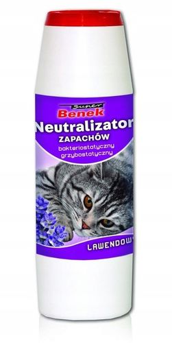 SUPER BENEK neutralizator granulat do kuwety Lawenda 5x500g usuwa zapachy na Arena.pl