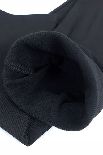 OCIEPLANE LEGGINSY W PRĄŻEK BAMBUSOWE wysoki stan CIEPŁE KRYJĄCE na Arena.pl