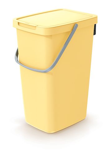Kosz na śmieci 20L SYSTEMA Q COLLECT | Jasny żółty na Arena.pl