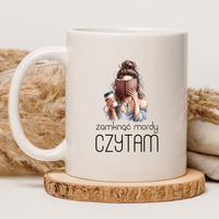 CHAMSKI KUBEK BEZ CENZURY | ŚMIESZNY PREZENT | DO PRACY BIURA DOMU | 330 ml