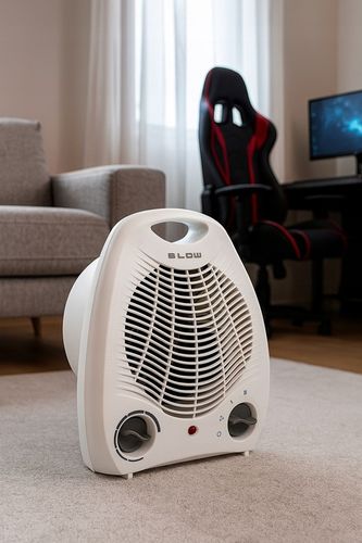 MOCNY TERMOWENTYLATOR ELEKTRYCZNY FARELKA GRZEJNIK TERMOSTAT PIECYK na Arena.pl