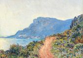 Plakat 100x70cm The Corniche near Monaco, Monet Vintage do Salonu