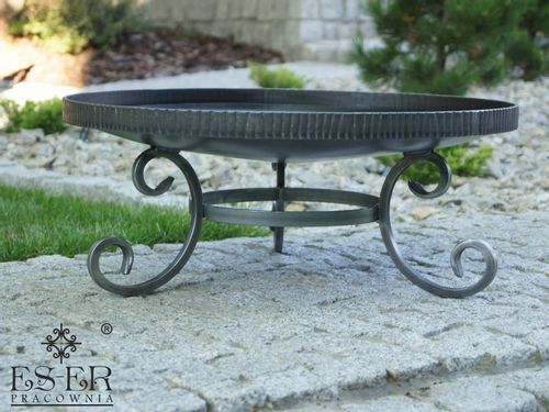 Palenisko ogrodowe 60 cm KARBOWANE surowe - polski producent ES-ER na Arena.pl