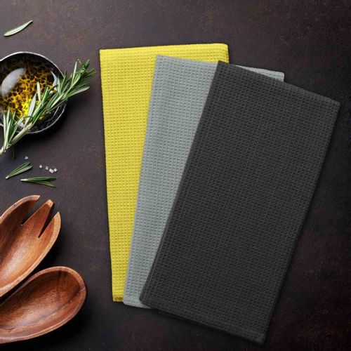 KIT/AH/LETTY/WAFFLE/GREYS&YELLOW/3PACK/50X70 na Arena.pl