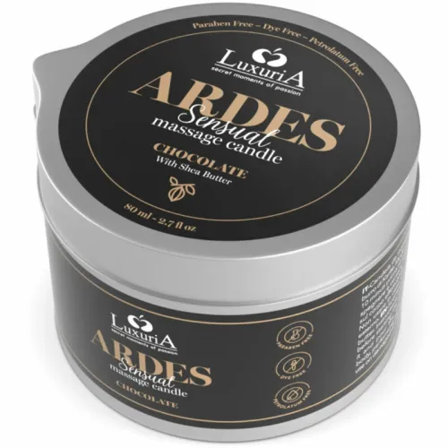 intimateline luxuria świeca do masażu czekoladowa masło shea 80g na Arena.pl