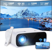 ZDK Projektor WiFi 5G Full HD 1080P 4K Bluetooth 5.3 300 Cali Kino Domowe