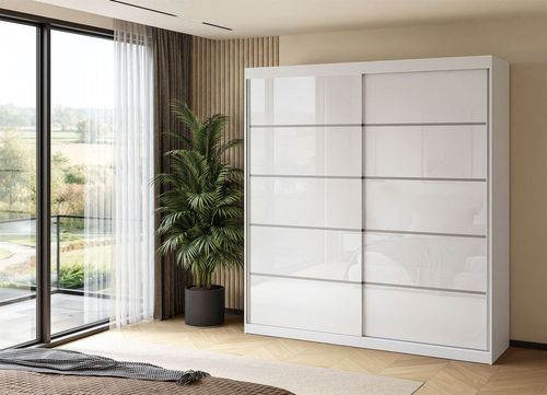 SZAFA BASTER lustro plus połysk 200 cm na Arena.pl