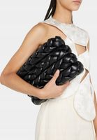 A.W.A.K.E. MODE Lucia Braided Vegan Leather Clutch Bag