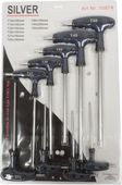 Silver Zestaw wkrętaków Torx T-kształtnych T10-T50 9 elementów