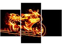 90X60CM OBRAZ MOTOR TRZY OBRAZY