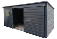 Schowek domek ogrodowy 5,5x2,5m drzwi przesuwne okno dach TS1167
