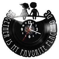 Zegar ścienny z płyty winylowej Miłość 246.14