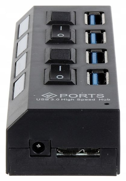 Rozgałęźnik HUB-USB3.0-1/4 na 4 gniazda zdjęcie 4