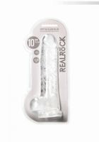 realistic dildo with balls   10/ 25,4 cm