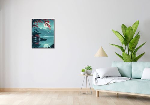 Plakat 50x65cm Japoński Pawilon na Arena.pl