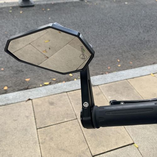 Lusterko motocyklowe FENRIR E24 CNC czarne na kierownicę POWYSTAWOWY na Arena.pl