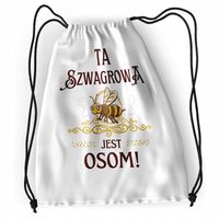 Plecak Dla Szwagrowej Sportowy Szkolny Worek Torba Z Nadrukiem Ze Zdjęciem