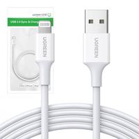 Kabel UGREEN Lightning MFi 1m DO iPhone i iPad Biały Certyfikat Apple