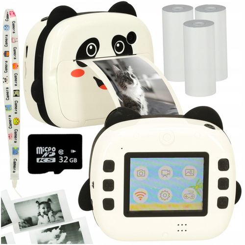 APARAT NATYCHMIASTOWY DLA DZIECI Z DRUKARKĄ GRAMI KAMERA HD WIFI APP+KARTA na Arena.pl